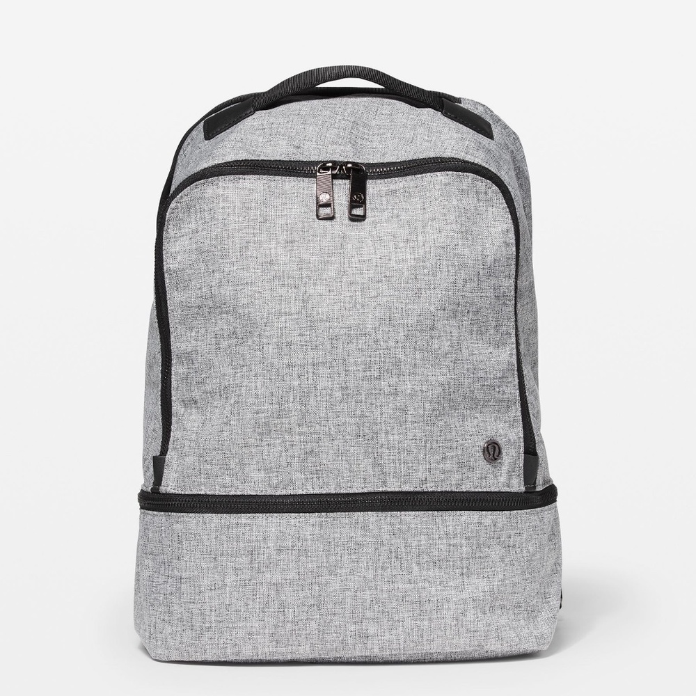 EUC Lululemon City Adventurer 17L Backpack, heathered grey